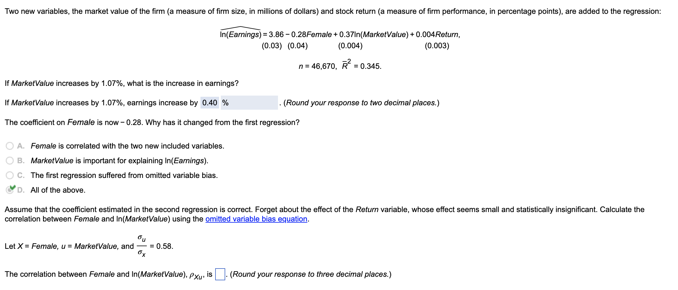 Returning Variables from IIFEs A JavaScript Property Approach - Solved Assume that the coefficient estimated in the second | Chegg.com