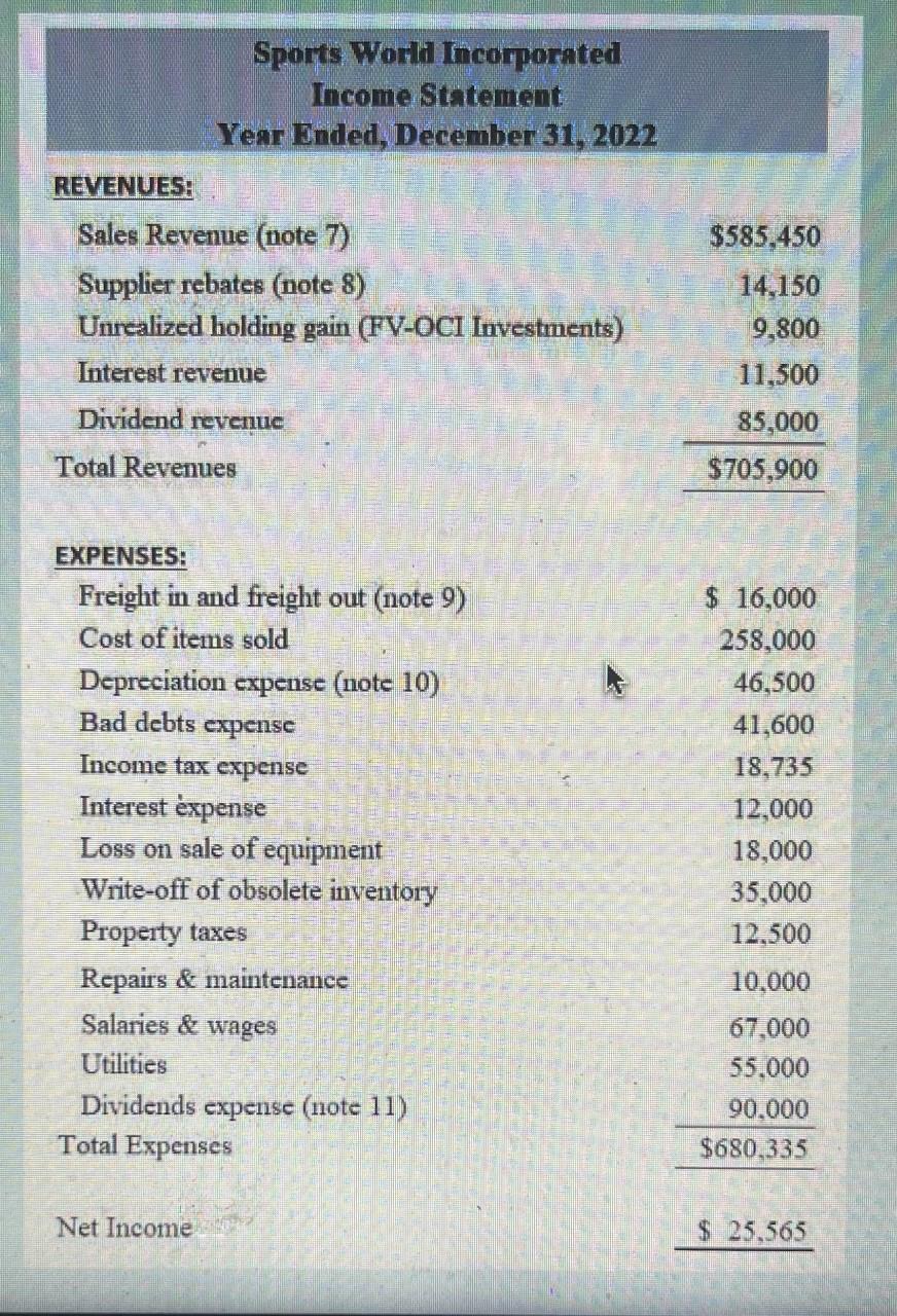4. Prepare a corrected multi-step income statement. | Chegg.com