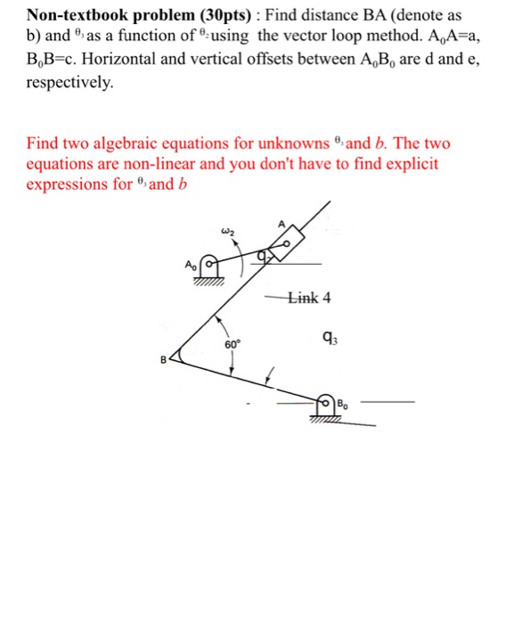 Solved Non-textbook Problem Find Distance BA (denote As B) | Chegg.com