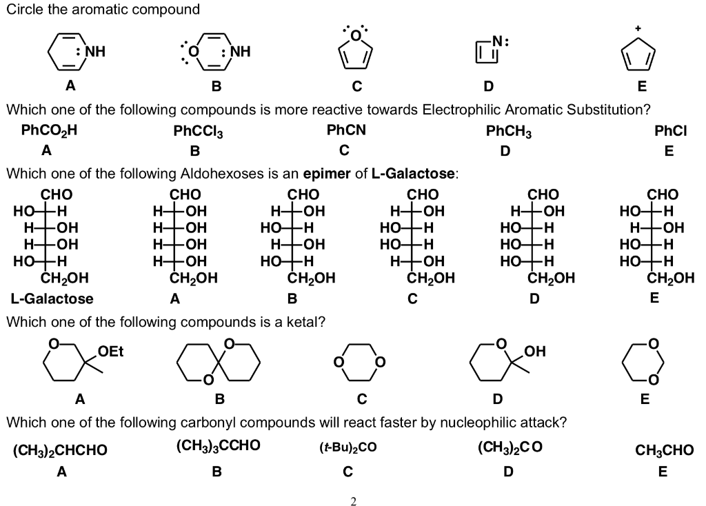 Solved Circle the aromatic compound -N: : NH ở : NH CHO A B | Chegg.com
