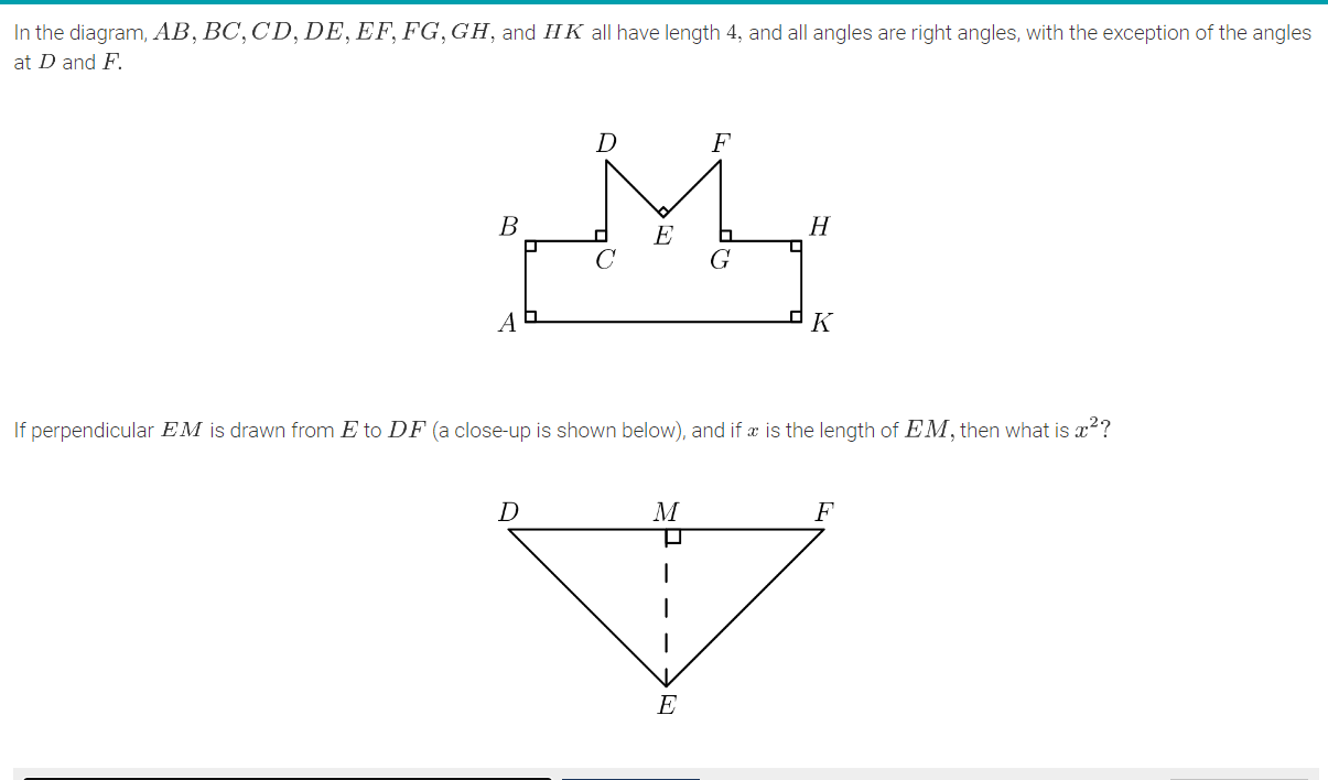 Solved In The Diagram Ab Bc Cd De Ef Fg Gh And Hk All Have