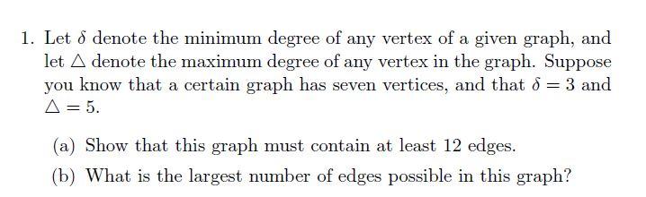 maximum degree of vertex in simple graph