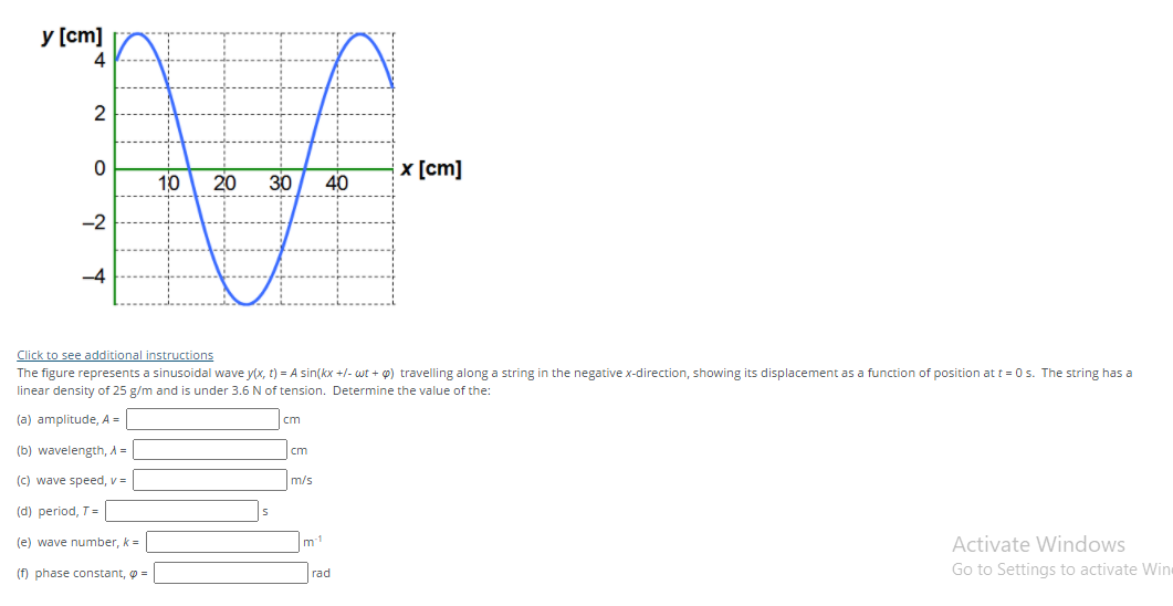 Solved Y Cm 4 2 0 X Cm 10 30 40 2 4 Click To See Chegg Com