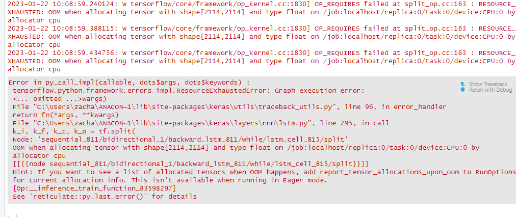 Solved I am working on a BiLSTM for stock data, and I ran | Chegg.com