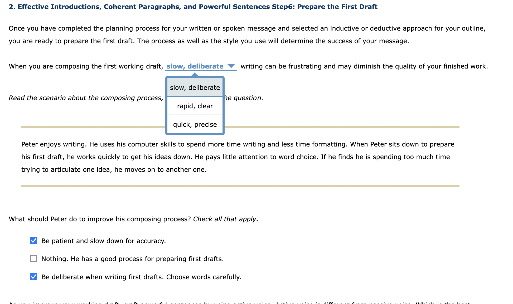 2. Effective Introductions, Coherent Paragraphs, And | Chegg.com