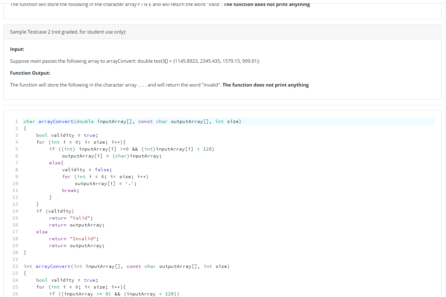 Solved Assignment 3-C: Fix the Errors in the Code (Function | Chegg.com