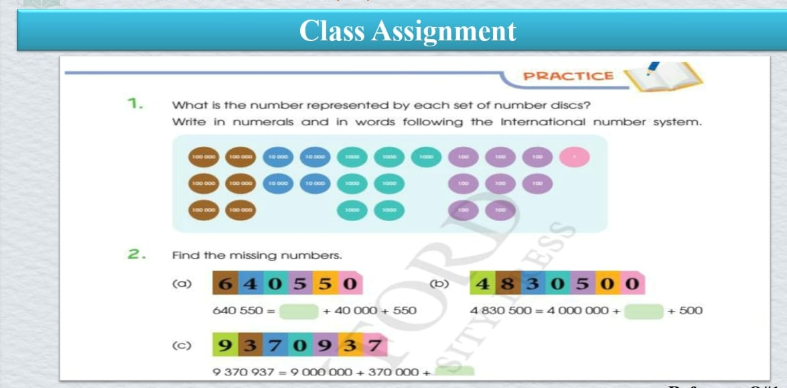 Class Assignment 1. PRACTICE What is the number | Chegg.com