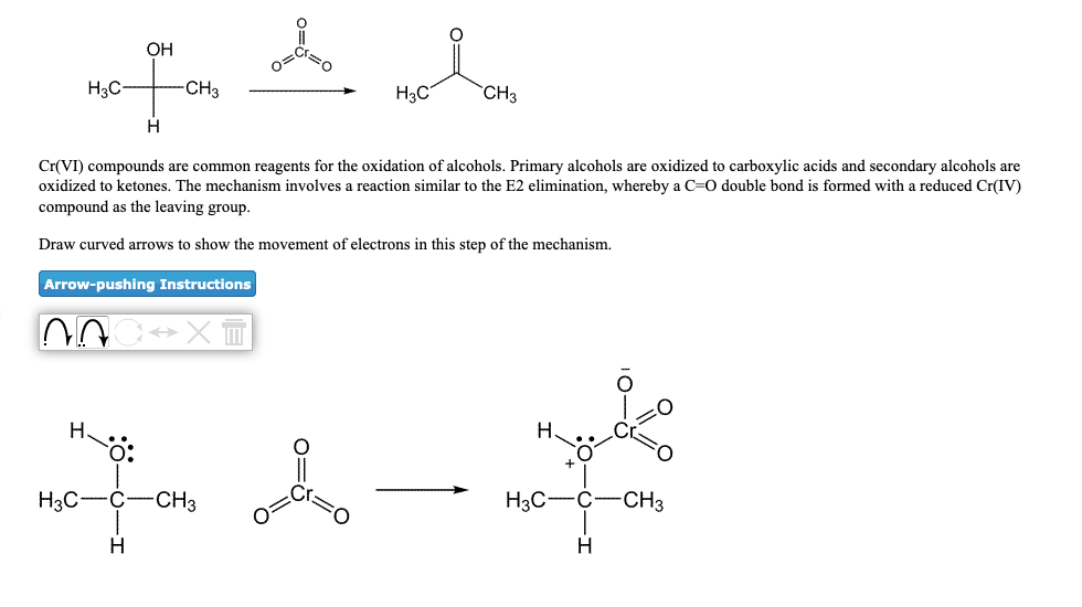 Solved Cr Vi Compounds Are Common Reagents For The Oxida Chegg Com