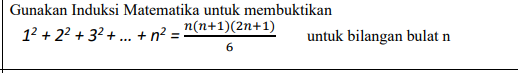 Solved \\( 1^{2}+2^{2}+3^{2}+\\ldots+n^{2}=\\frac{n(n+1)(2 | Chegg.com