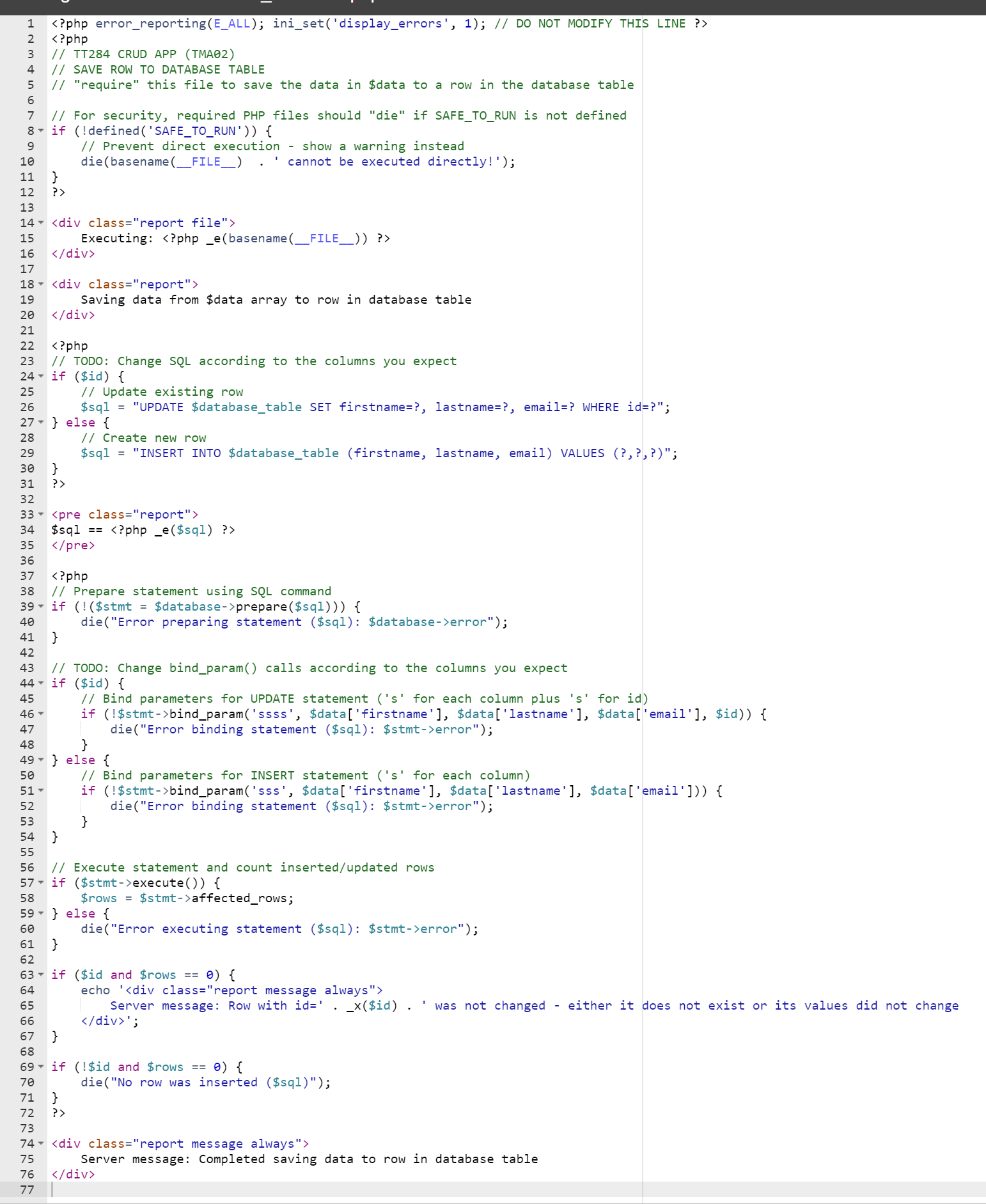 Solved Ia. Configure to use the new table Modify | Chegg.com