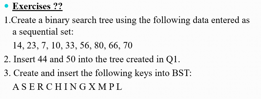 Binary Search Tree In Data Structure Questions