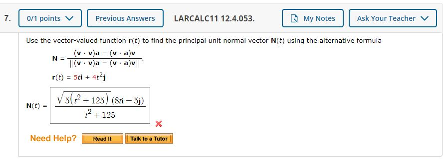 Solved Use The Vector Valued Function R T To Find The Pr Chegg Com