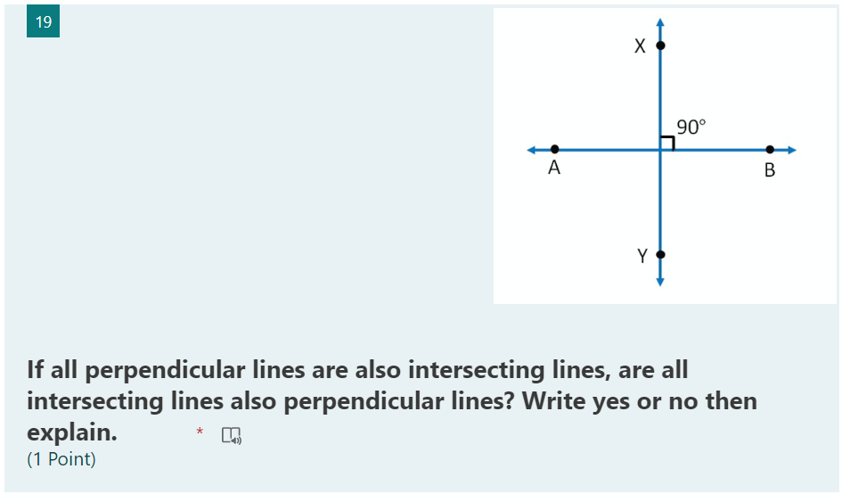 Solved 19 X 90° A B Y If all perpendicular lines are also | Chegg.com