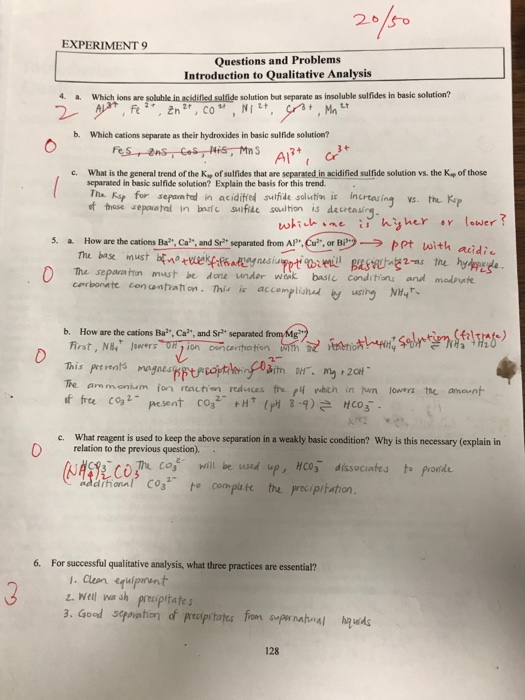 Solved EXPERIMENT 9 Questions And Problems Introduction To | Chegg.com