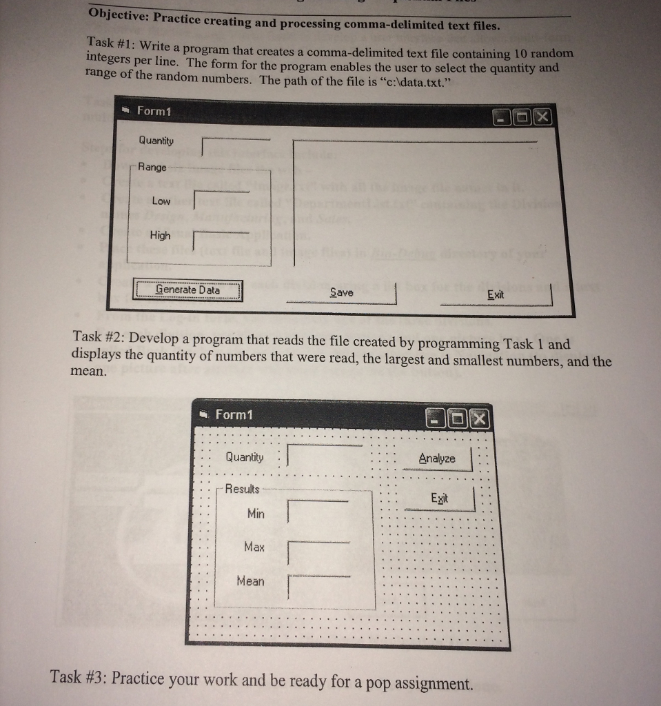 Use Microsoft Visual Studio - Visual Basic - Windows | Chegg.com