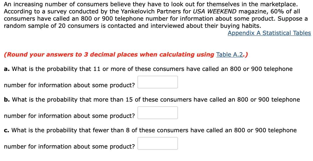 Solved An Increasing Number Of Consumers Believe They Have | Chegg.com