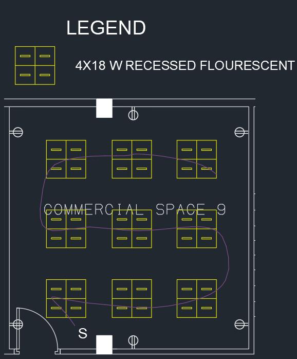 Solved Can you calculate our commercial space with a length | Chegg.com