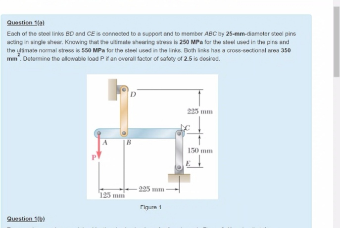 solved-question-1-a-each-of-the-steel-links-bd-and-ce-is-chegg