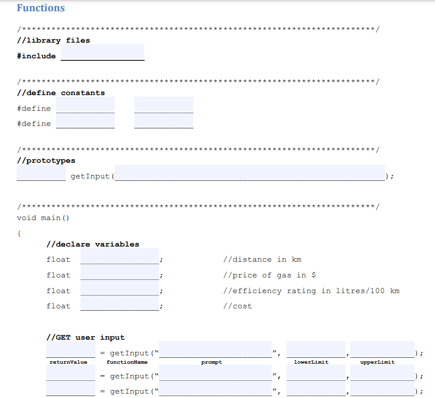 Solved Fill in all the blanks correctly in C++ code. use | Chegg.com