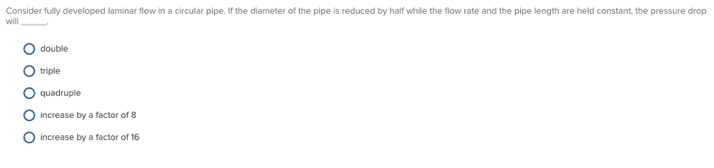Solved will Consider fully developed laminar flow in a | Chegg.com