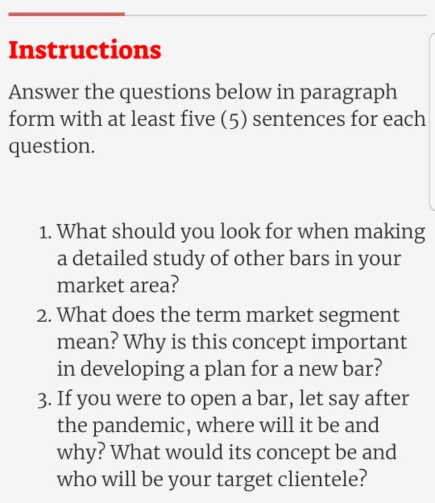 what does paragraph form mean