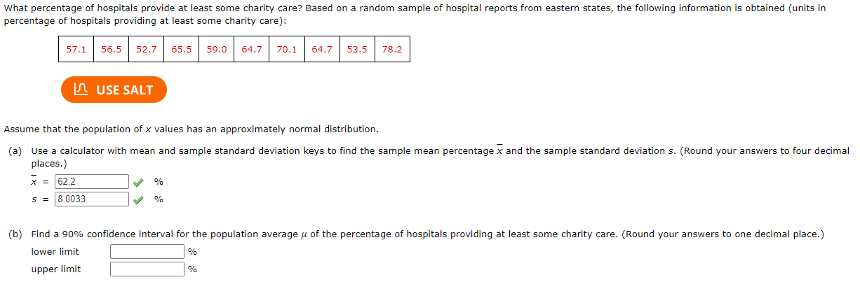 Solved When o is unknown and the sample is of size n > 30, | Chegg.com