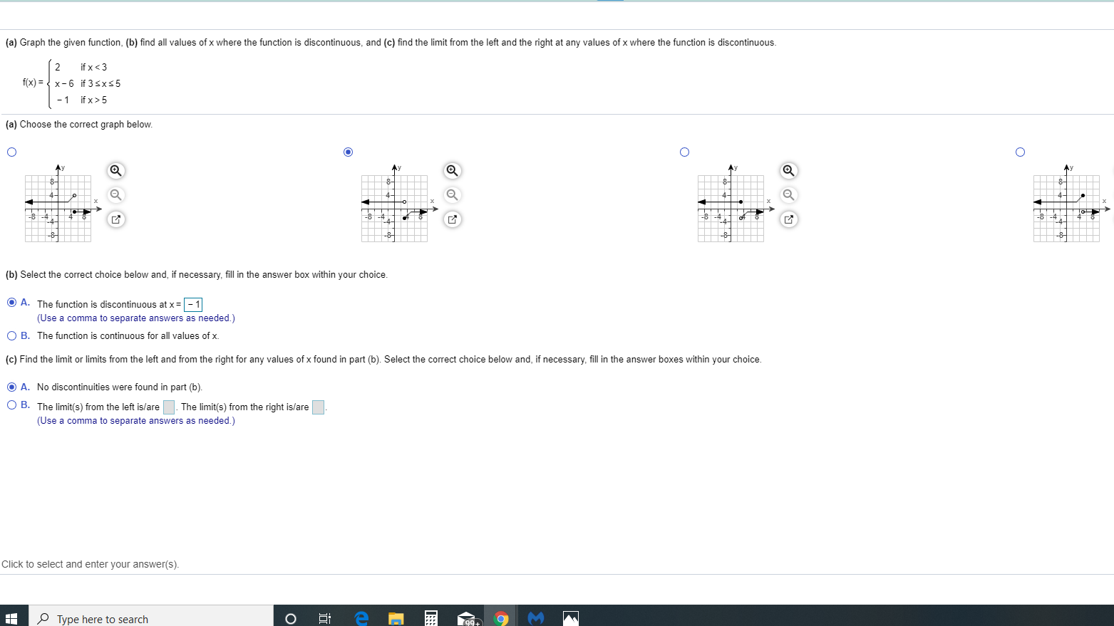 Solved A Graph The Given Function B Find All Values Chegg Com