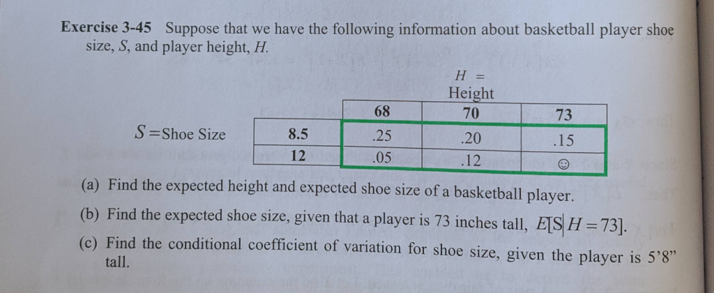 45 shoe size in inches