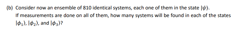 Solved Consider a system whose state is given in terms of an | Chegg.com