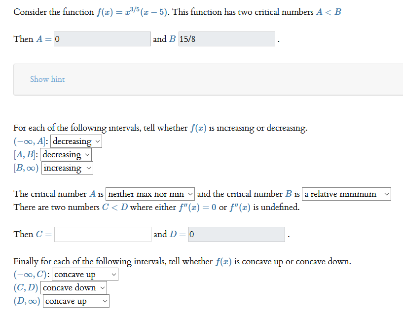 Solved Consider the function f(0) = 23/5(1 – 5). This | Chegg.com