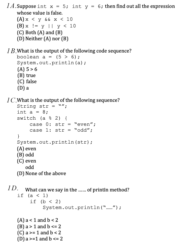 Solved 1a Suppose Int X 5 Int Y 6 Then Find Out Al