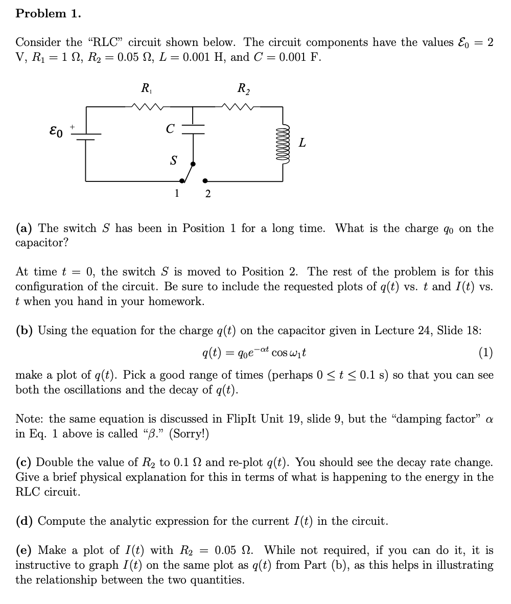 Solved Problem 1. Consider the 