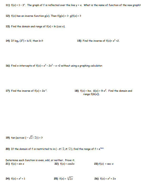 Solved 1 F X X2 2x 3 Find F 2 2 F X Fin Chegg Com