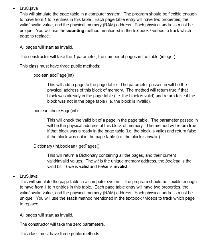 Overview It is important that you name the required | Chegg.com