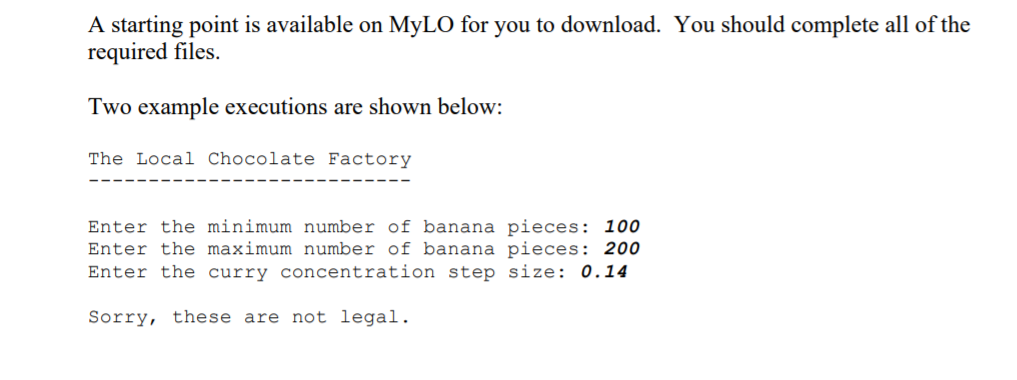 Solved Background The local chocolate factory is going to | Chegg.com