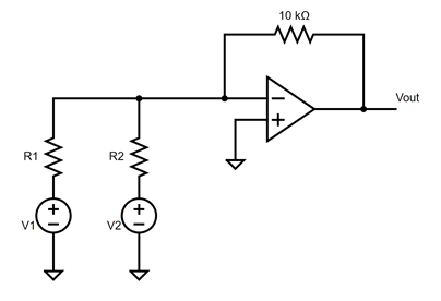 Solved Given that R1 = 5.5 kΩ, R2 = 3 kΩ, V1 = 7.1 V, and V2 | Chegg.com