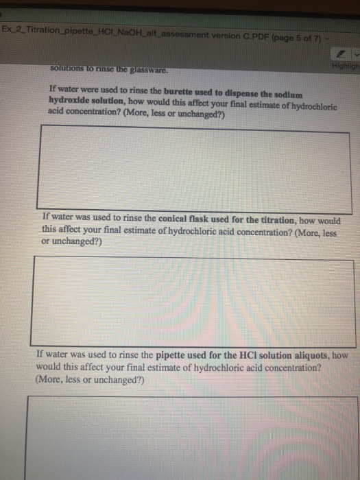 Solved Ex 2 Titration_pipette HCL NaOH alt assessment
