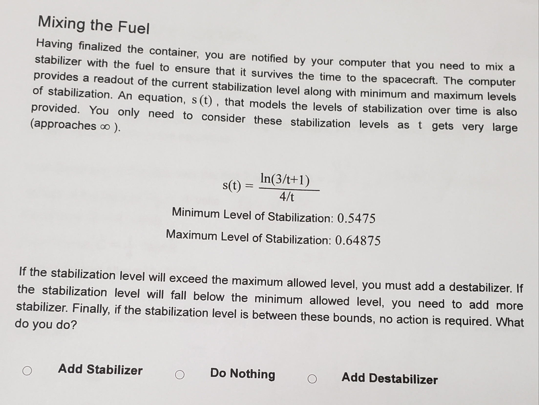 solved-mixing-the-fuel-having-finalized-the-container-you-chegg