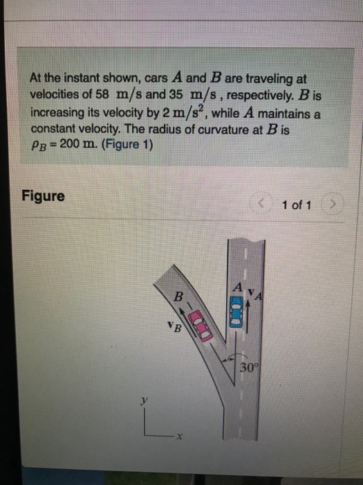 Solved A-) Determine The Magnitude Of The Velocity Of B With | Chegg.com