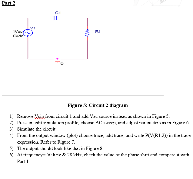 Solved Part 1 Simulate the circuit shown in Figure 4 using | Chegg.com