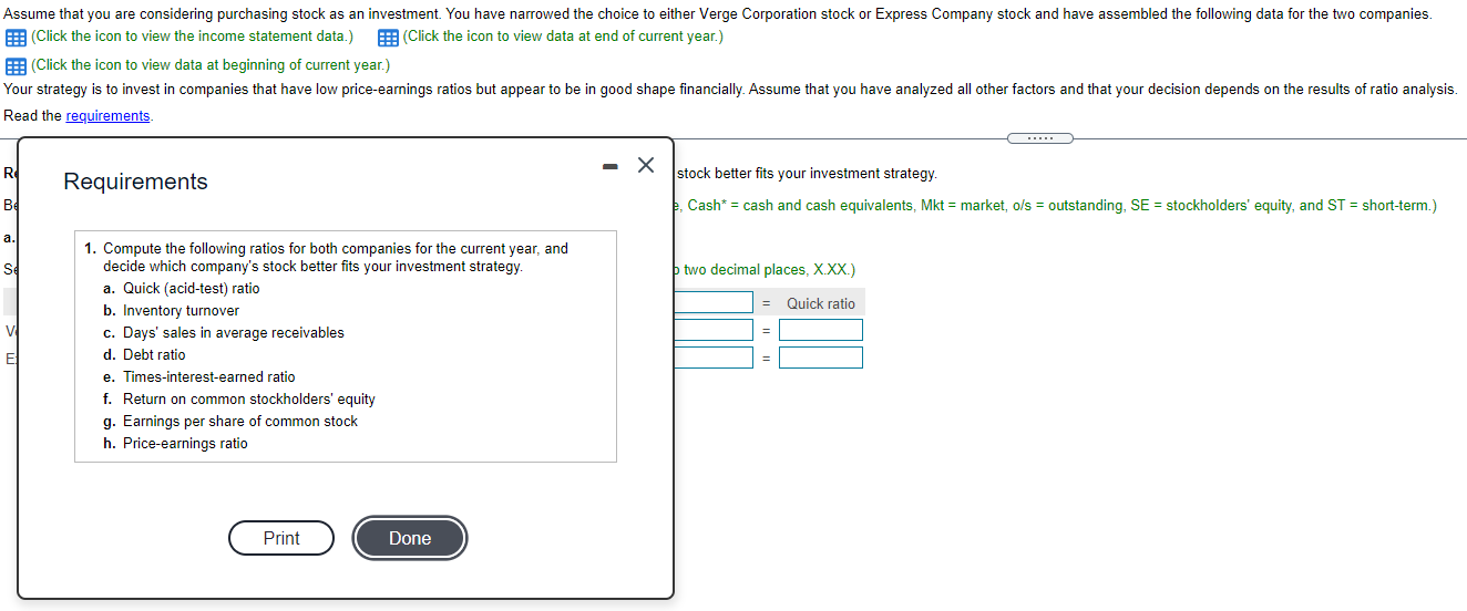 Assume That You Are Considering Purchasing Stock As Chegg Com