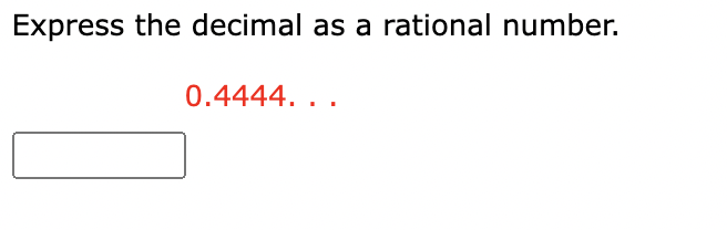 express rational number as decimal