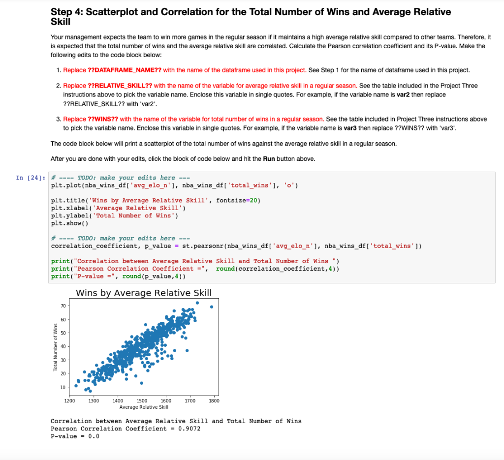 Solved Final Activity #4a Correlation and Regression