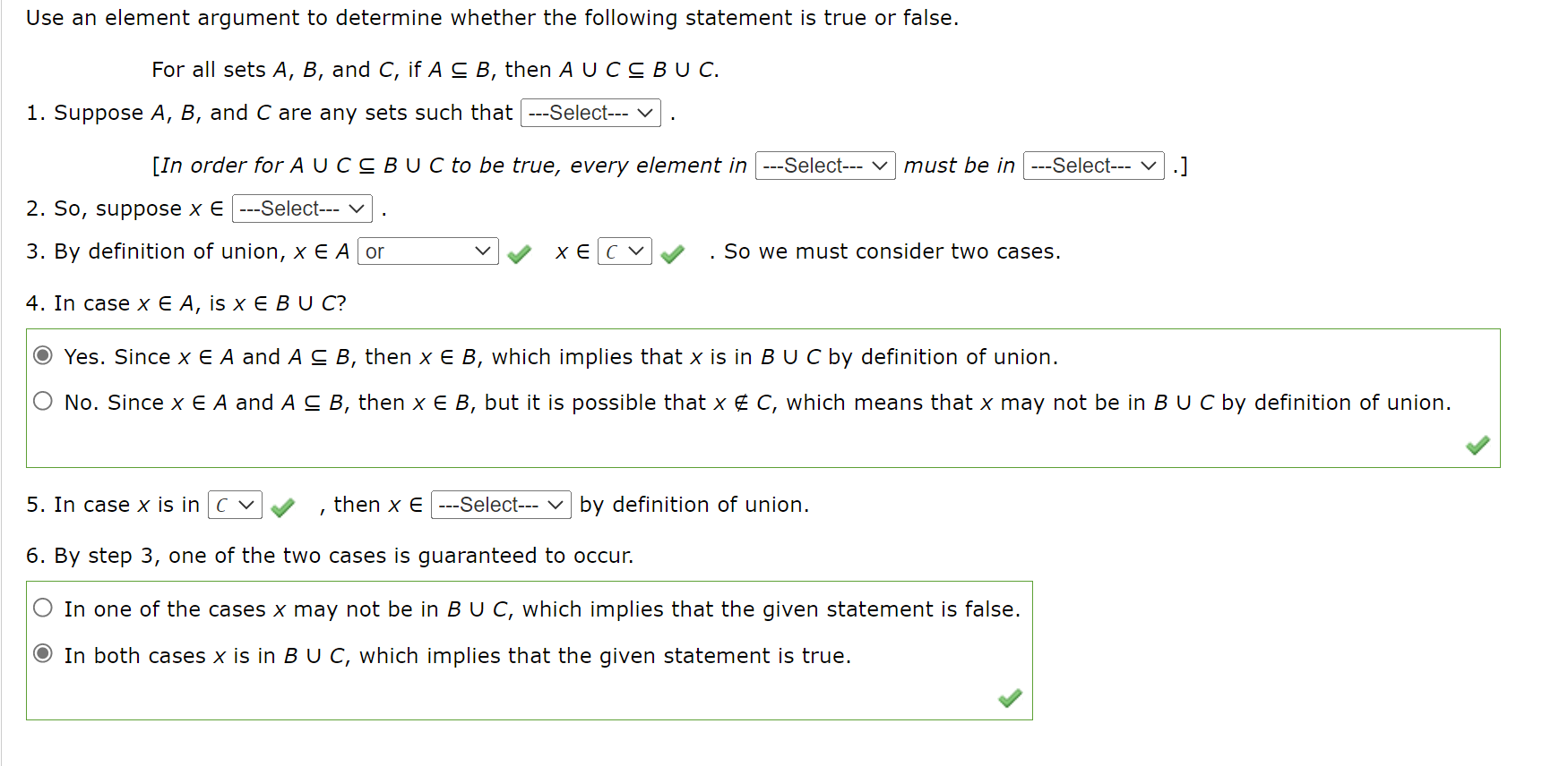 Solved Use an element argument to determine whether the