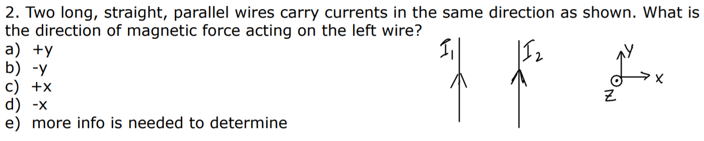 Solved 2 Two Long Straight Parallel Wires Carry Currents Chegg Solved 2 Two Long Straight Parallel Wires Carry Currents Chegg