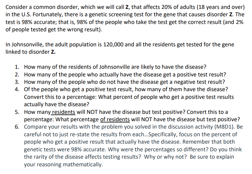 solved-consider-a-common-disorder-which-we-will-call-z-chegg