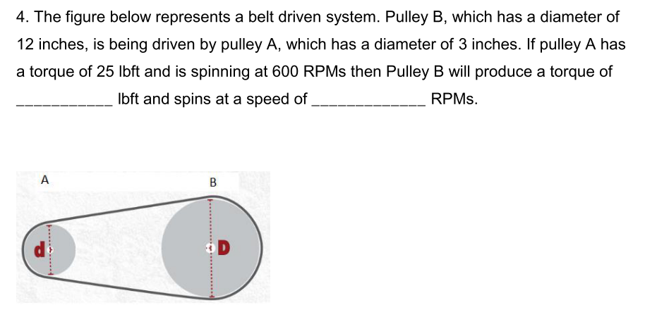 Solved 4 The Figure Below Represents A Belt Driven System Chegg Solved 4 The Figure Below Represents A Belt Driven System Chegg