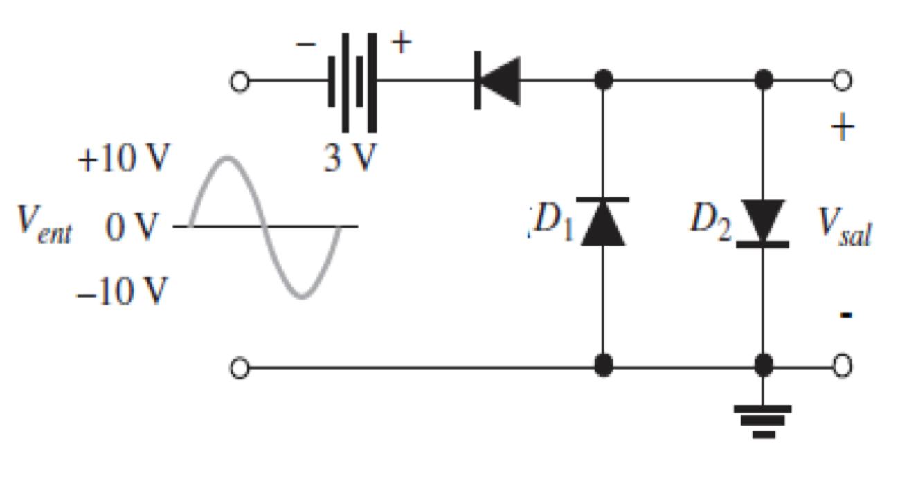 Solved Draw the shape of the output voltage of the following | Chegg.com