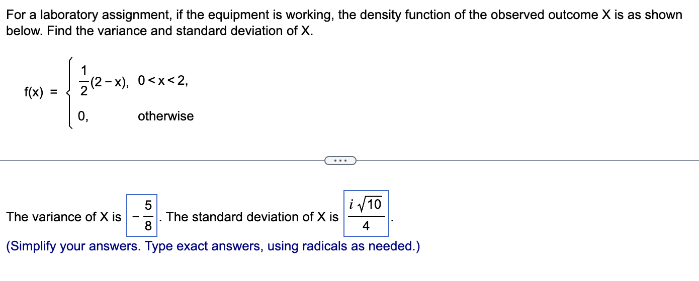 Solved For a laboratory assignment, if the equipment is
