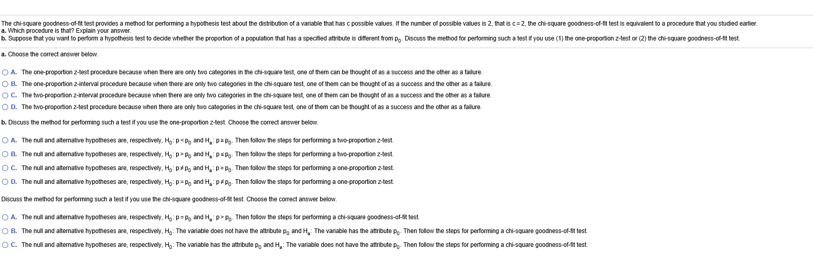 solved-the-chi-square-goodness-of-fit-test-provides-a-method-chegg